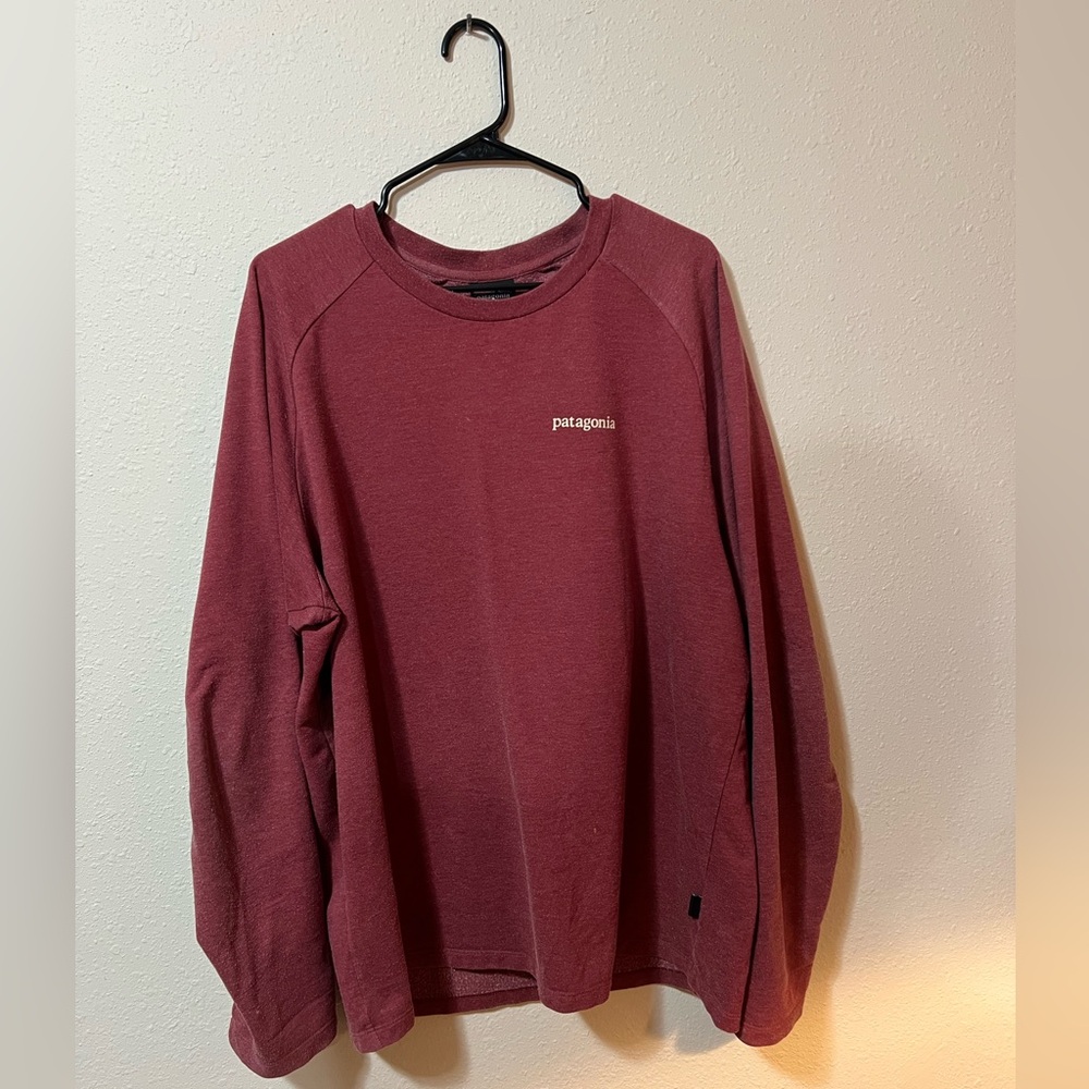 Patagonia Burgundy Crewneck Sweatshirt